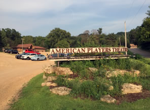 Photo of entrance sign at APT